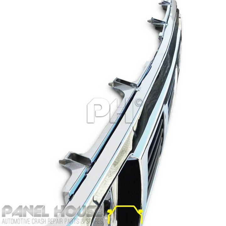 Grill Chrome & Black fits Nissan Patrol GQ Series 1 Y60 Grill 1987 - 1994