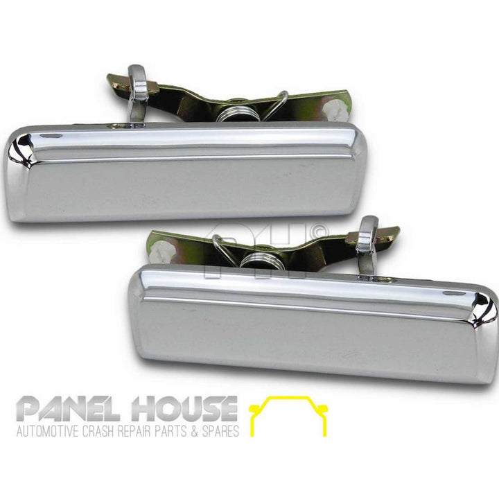 Outer Door Handles PAIR Front Chrome fits Ford Falcon XD XE XF 1979 - 1987