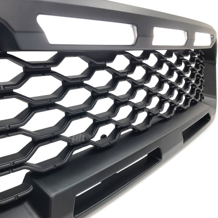 Grill Black Edition Mesh LED DRL Style Fits Ford Ranger PX MK3 2018 - 2022 XL XLS XLT
