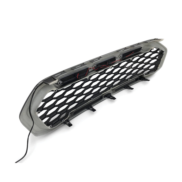 Grill Black Edition Mesh LED DRL Style Fits Ford Ranger PX MK3 2018 - 2022 XL XLS XLT