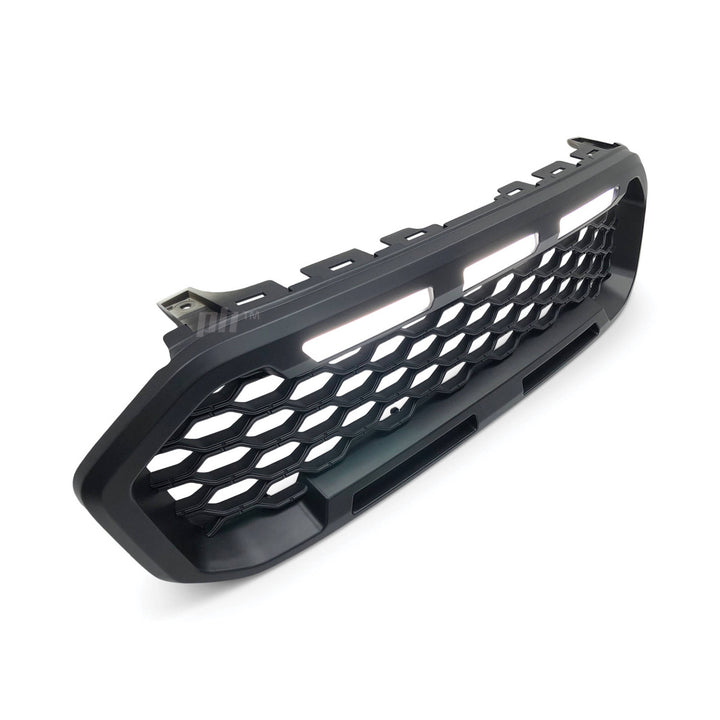 Grill Black Edition Mesh LED DRL Style Fits Ford Ranger PX MK3 2018 - 2022 XL XLS XLT