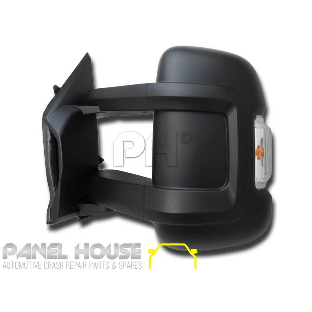 Door Mirrors PAIR Electric Long Arm Suit MOTORHOME fits Fiat Ducato 06-13