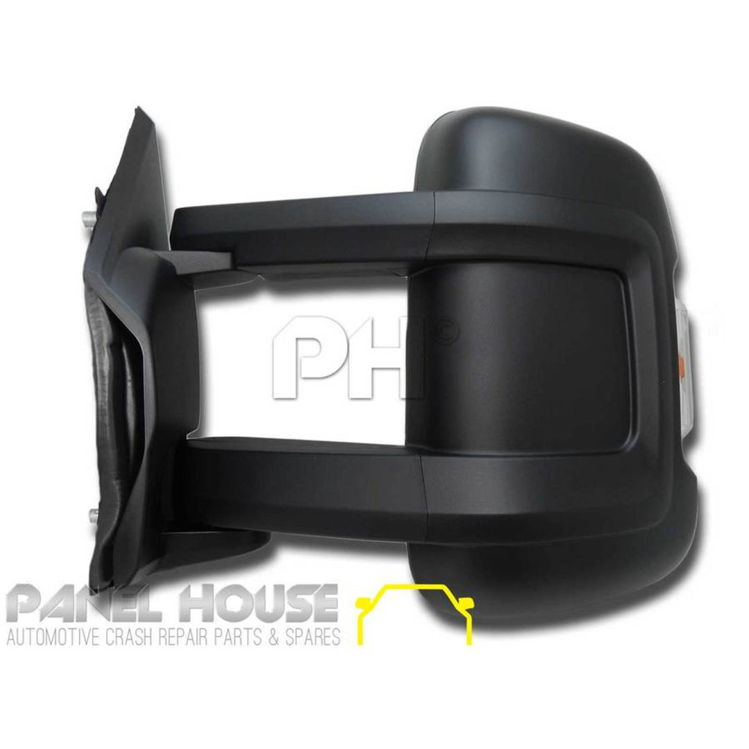 Door Mirrors PAIR Electric Long Arm Suit MOTORHOME fits Fiat Ducato 06-13