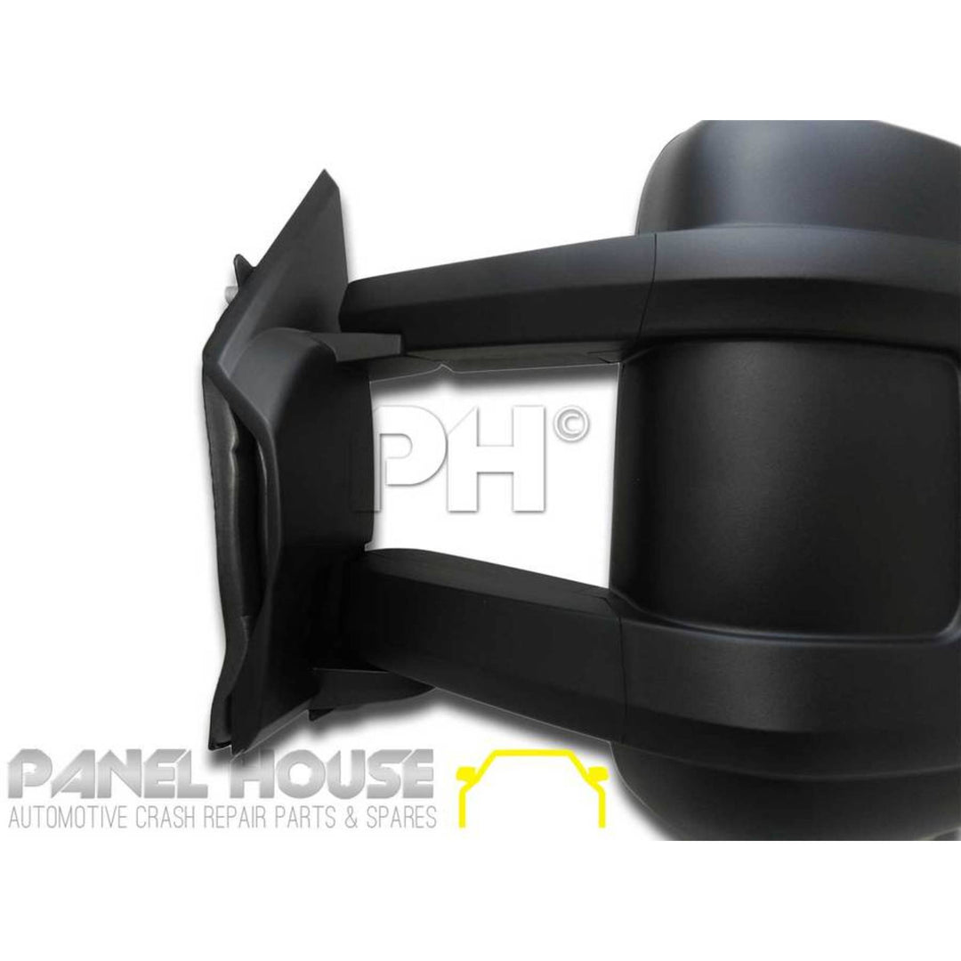 Door Mirrors PAIR Electric Long Arm Suit MOTORHOME fits Fiat Ducato 06-13