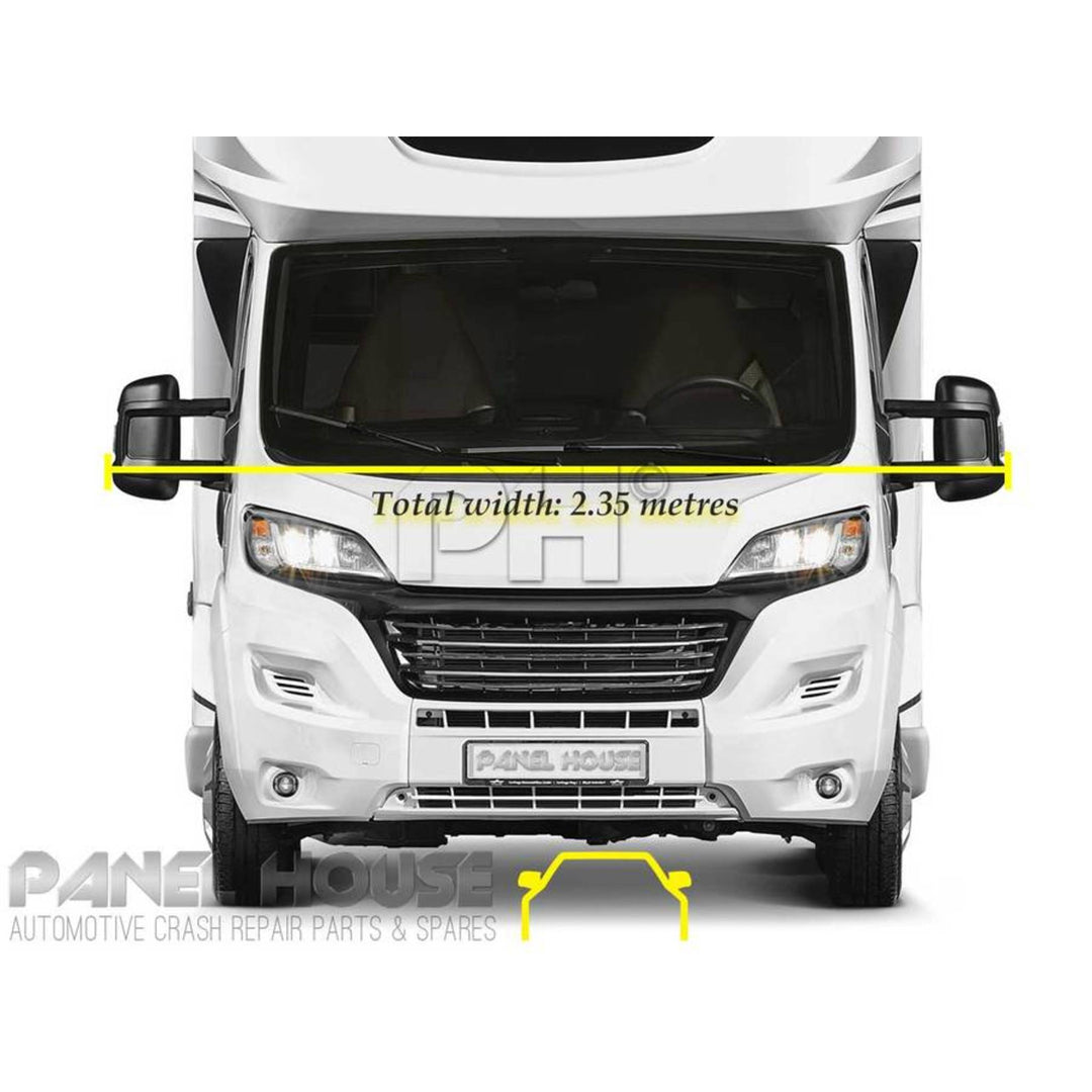 Door Mirrors PAIR Electric Long Arm Suit MOTORHOME fits Fiat Ducato 06-13
