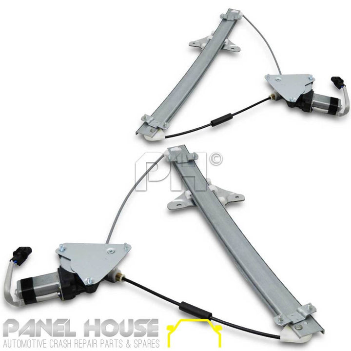 Window Regulators & Power Motor PAIR Front fits Hyundai Getz 3 Door Hatch 02-11