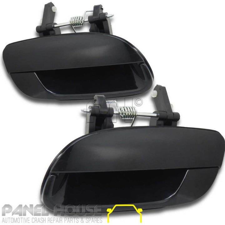 Door Handles Rear PAIR Outer fits Hyundai Elantra XD Sedan Hatch 01-03