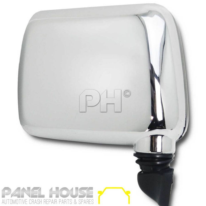 Door Mirror RIGHT Skin Mount CHROME fits Holden TF Rodeo Ute 89-96