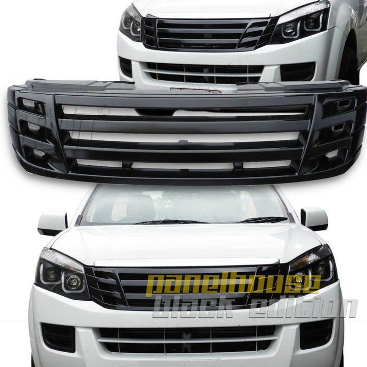 Black Edition Billet Grill fits Isuzu DMAX 2012 - 2016