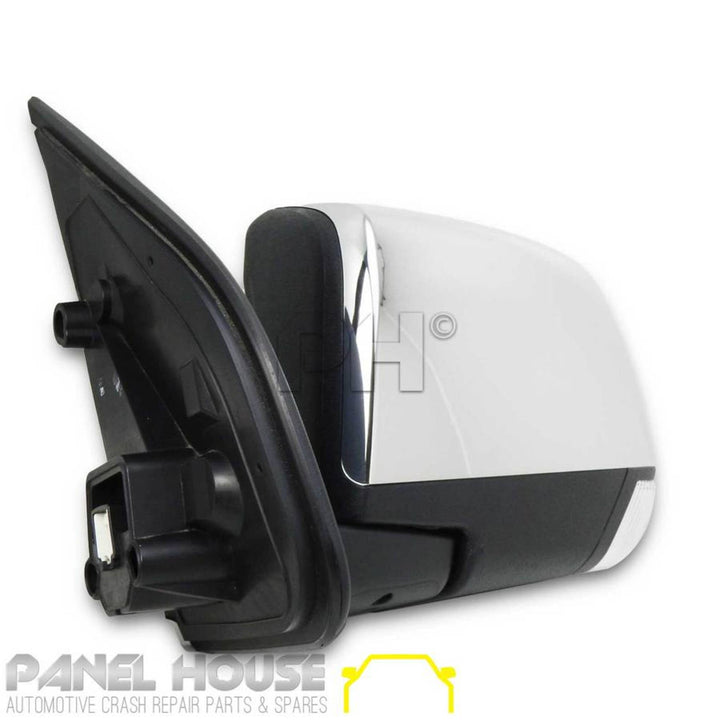 Door Mirror LEFT Chrome With Blinker Auto Fold fits Isuzu DMAX 2012 - 2020