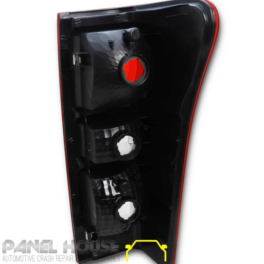 Tail Light LEFT Tinted Bulb Type fits Isuzu DMAX 2014 - 2020 SX EX