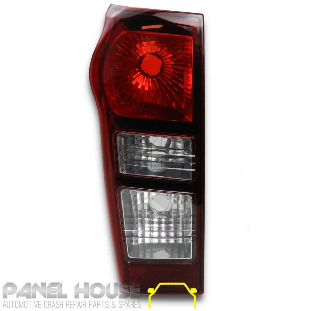 Tail Light LEFT Tinted Bulb Type fits Isuzu DMAX 2014 - 2020 SX EX