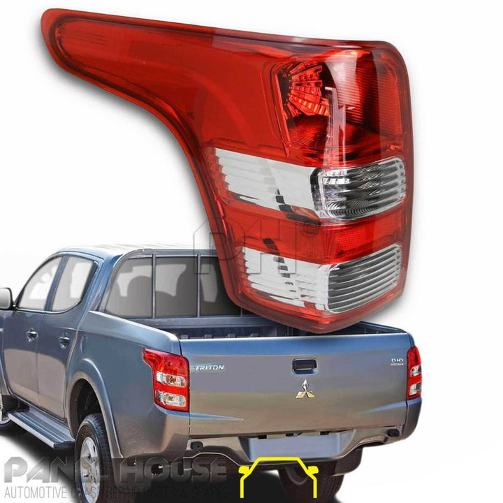 Tail Lights PAIR fits Mitsubishi Triton MQ 2015-2018 GLS GLX EXCEED