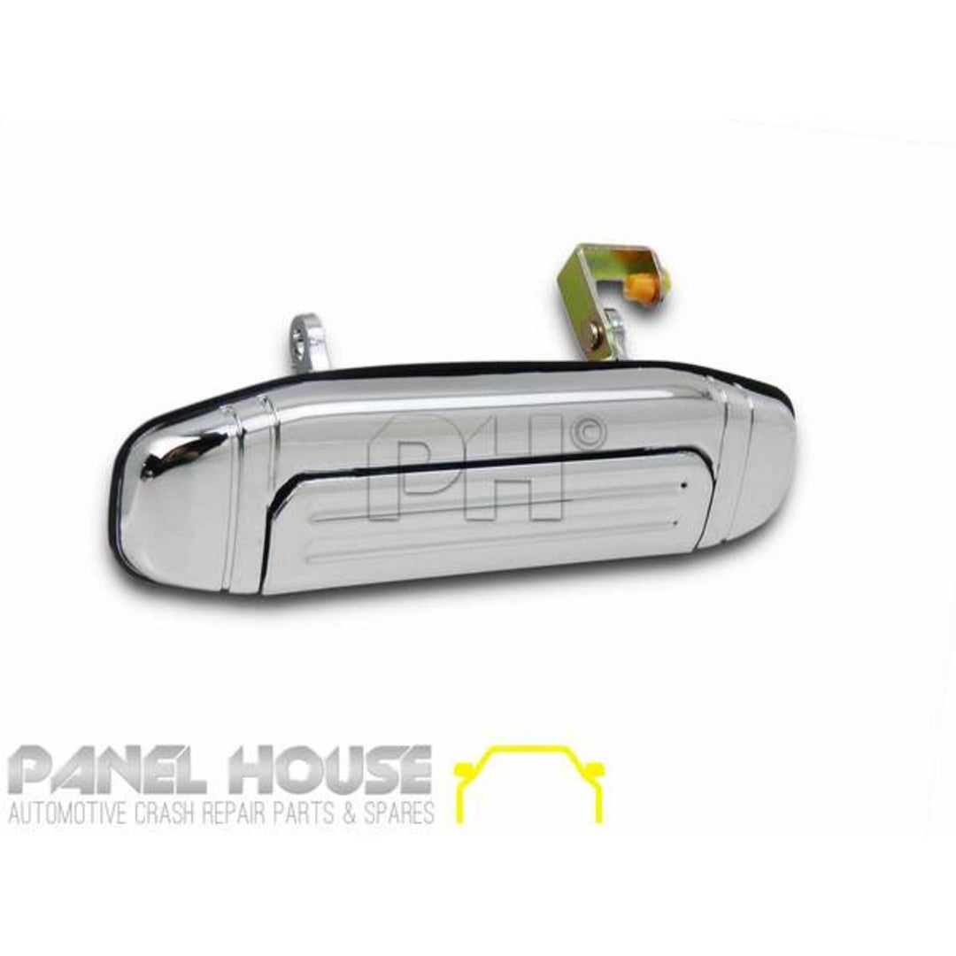 Outer Door Handle LEFT Rear Chrome fits Mitsubishi Pajero NL 1997 - 2000