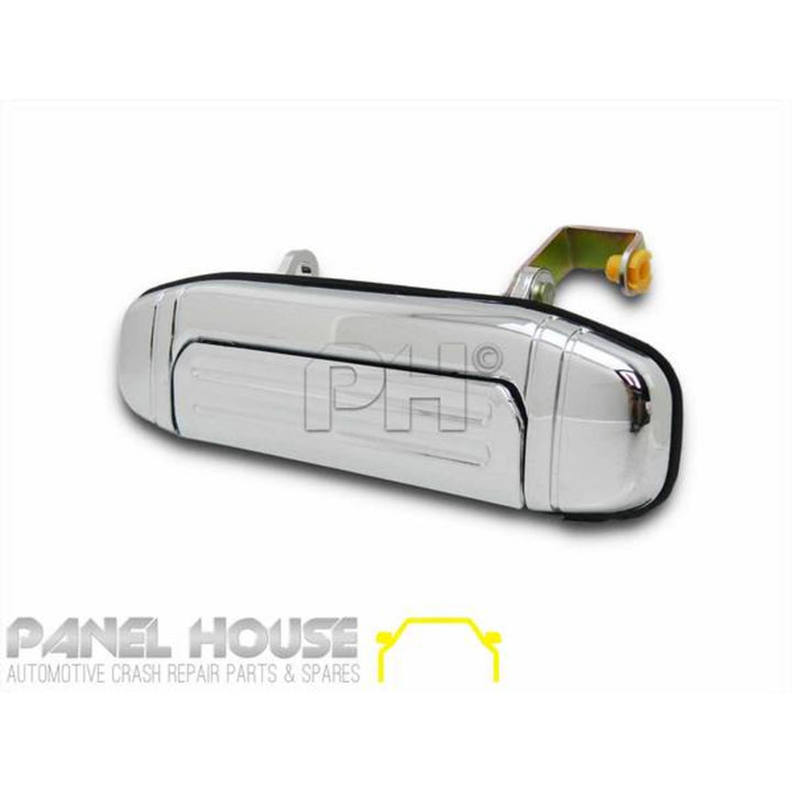 Outer Door Handles PAIR Rear Chrome fits Mitsubishi Pajero NL 1997 - 2000