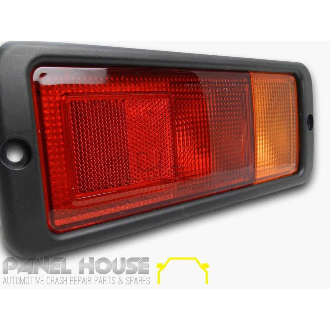 Tail Lights PAIR In Bumper Bar Fits Mitsubishi Pajero NH NJ NK NL 1991 - 2000