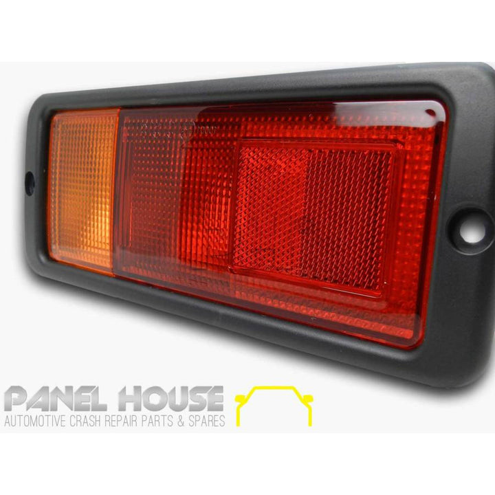 Tail Lights PAIR In Bumper Bar Fits Mitsubishi Pajero NH NJ NK NL 1991 - 2000