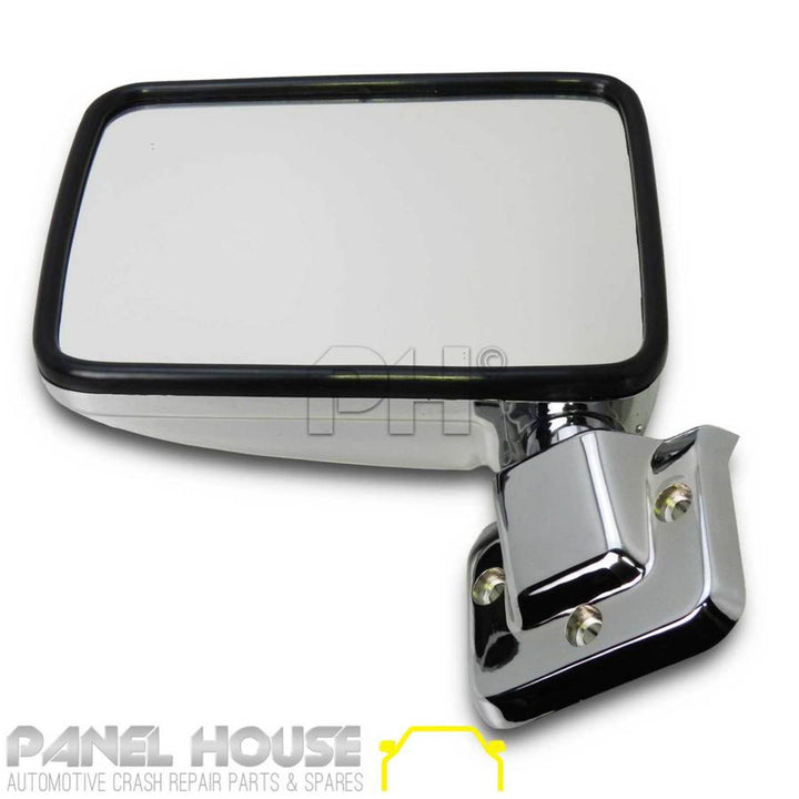 Door Mirror LEFT CHROME Skin Mount Type fits Mitsubishi Triton 86-96 ME-MJ