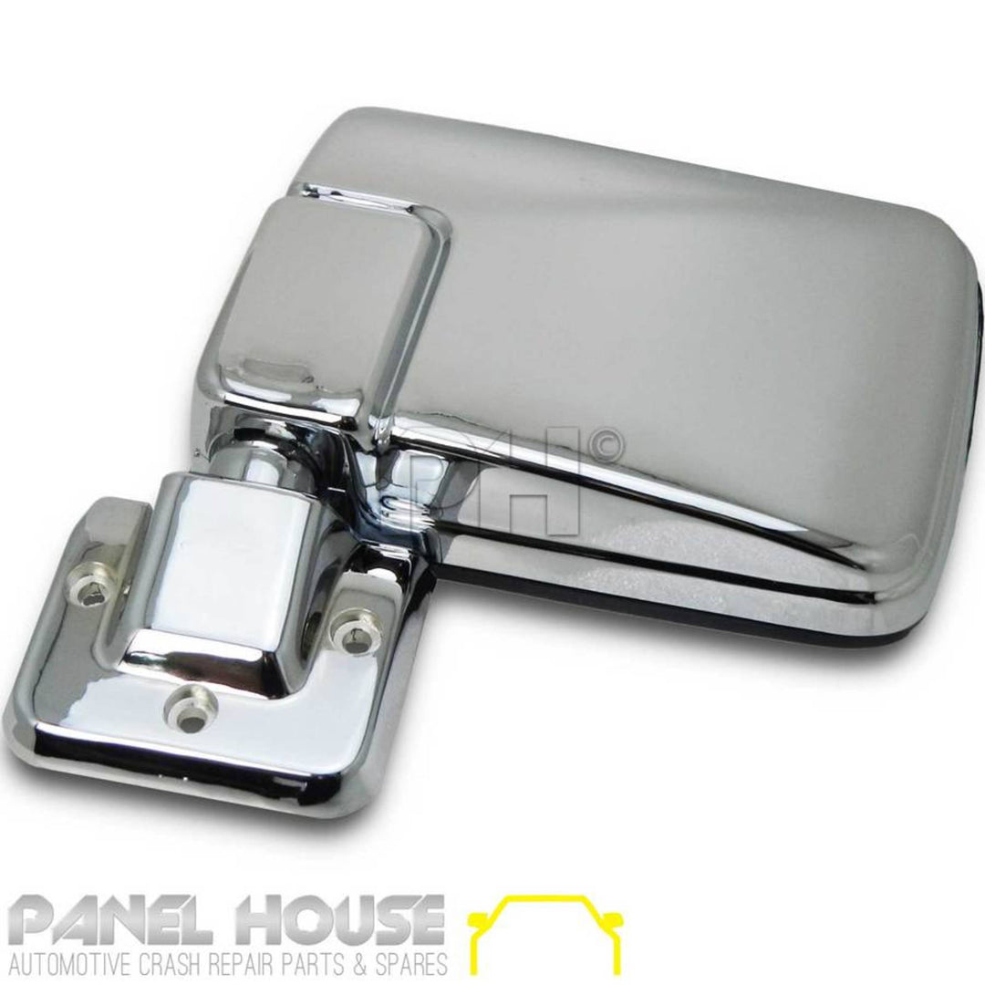 Door Mirror LEFT CHROME Skin Mount Type fits Mitsubishi Triton 86-96 ME-MJ