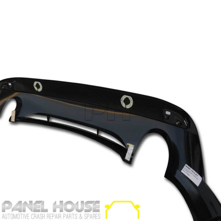 Rear Bumper Bar Diffuser Twin Exhaust Outlet CARBON Look Fits Mazda 3 BM Hatch