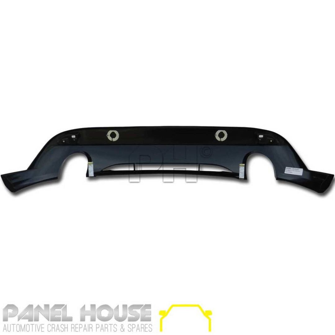 Rear Bumper Bar Diffuser Twin Exhaust Outlet CARBON Look Fits Mazda 3 BM Hatch