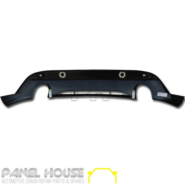 Rear Bumper Bar Diffuser Twin Exhaust Outlet CARBON Look Fits Mazda 3 BM Hatch