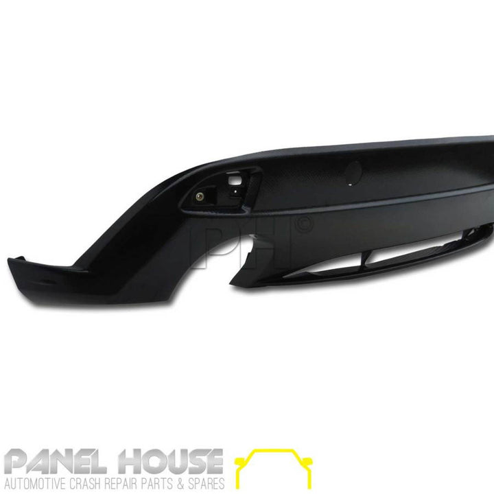Rear Bumper Bar Diffuser Twin Exhaust Outlet CARBON Look Fits Mazda 3 BM Hatch