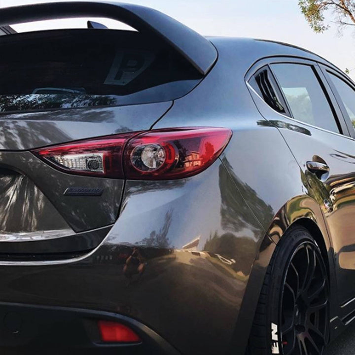 Rear Spoiler & LED Stop Light Fits Mazda 3 HATCH BM BN 2014 - 2019
