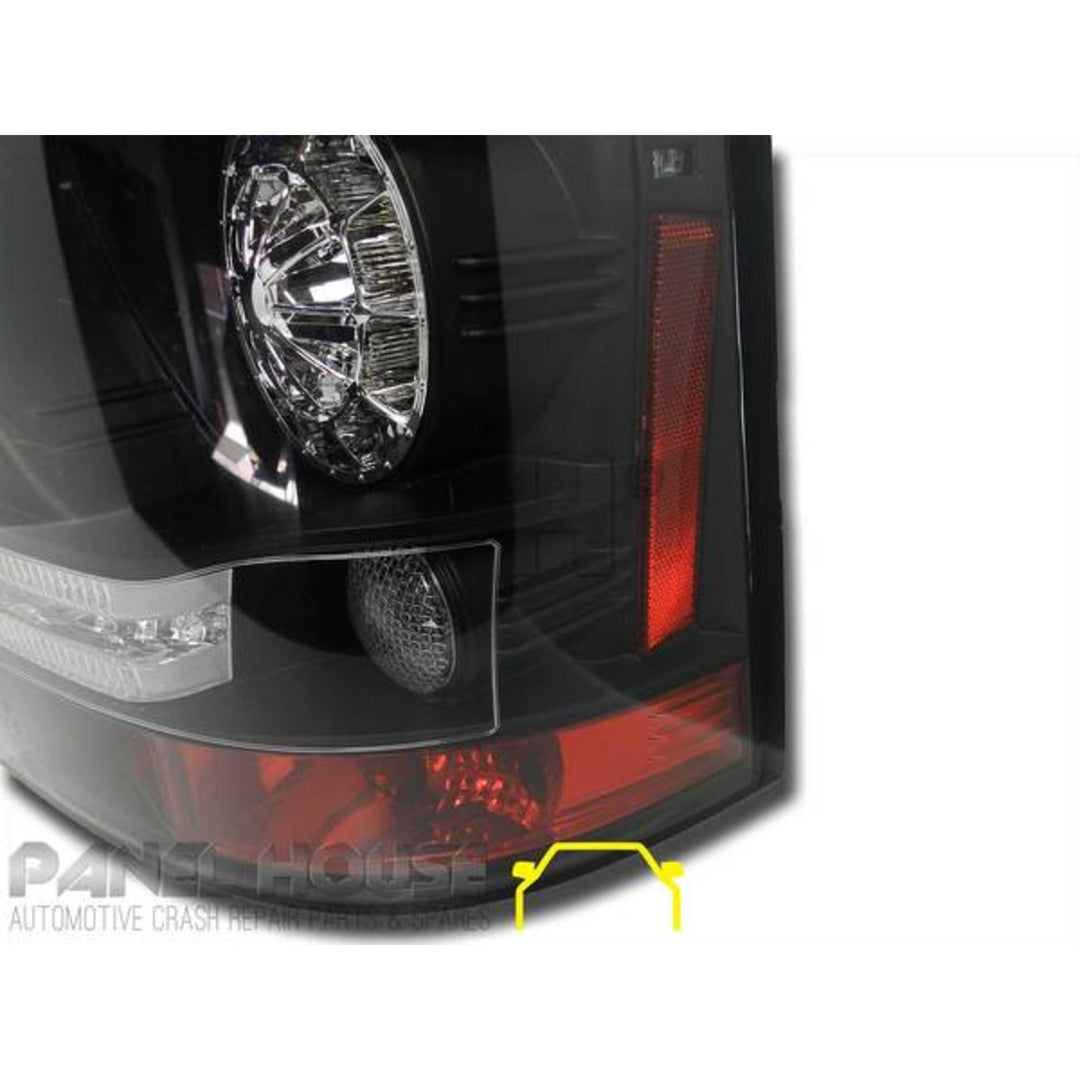 UPGRADE LED Black Tail Lights PAIR Fits Range Rover Sport L320 2005 - 2009