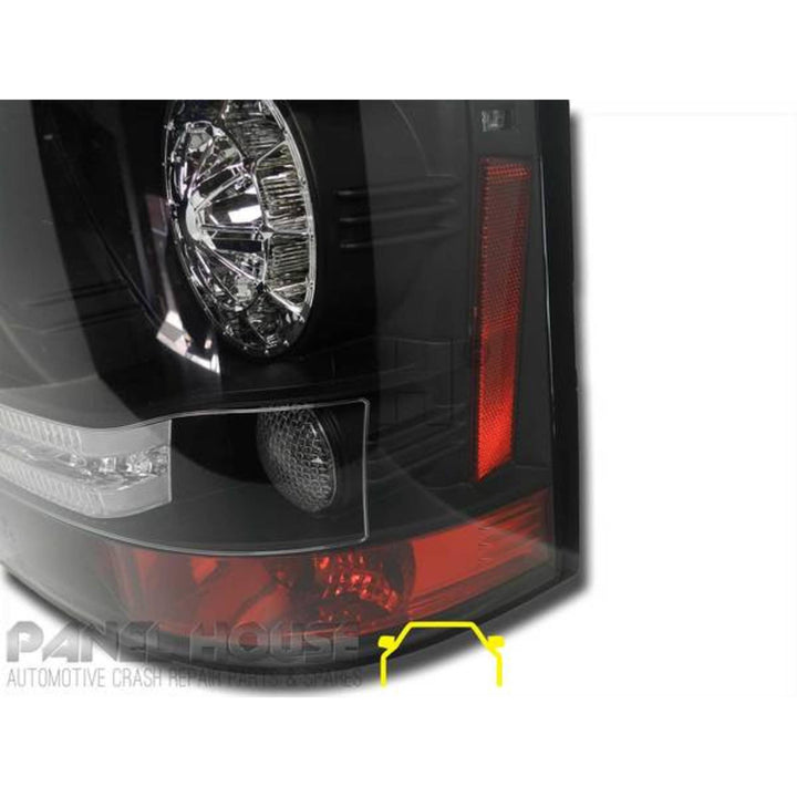 UPGRADE LED Black Tail Lights PAIR Fits Range Rover Sport L320 2005 - 2009