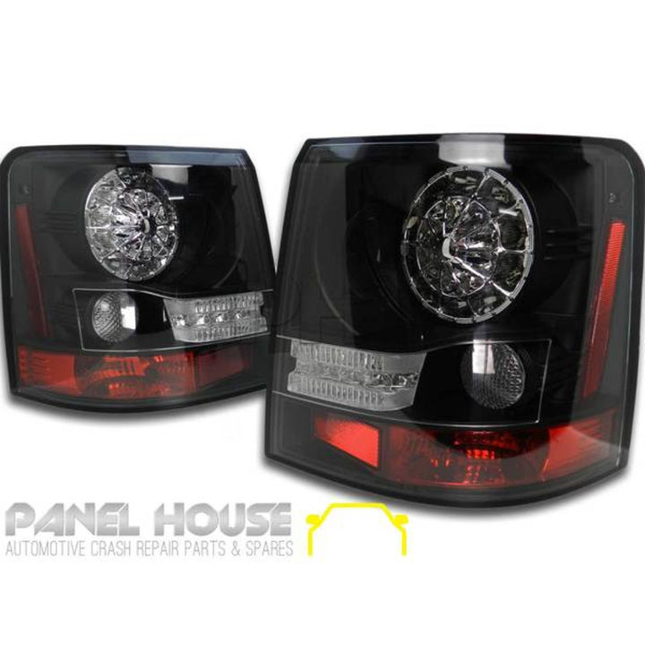 UPGRADE LED Black Tail Lights PAIR Fits Range Rover Sport L320 2005 - 2009