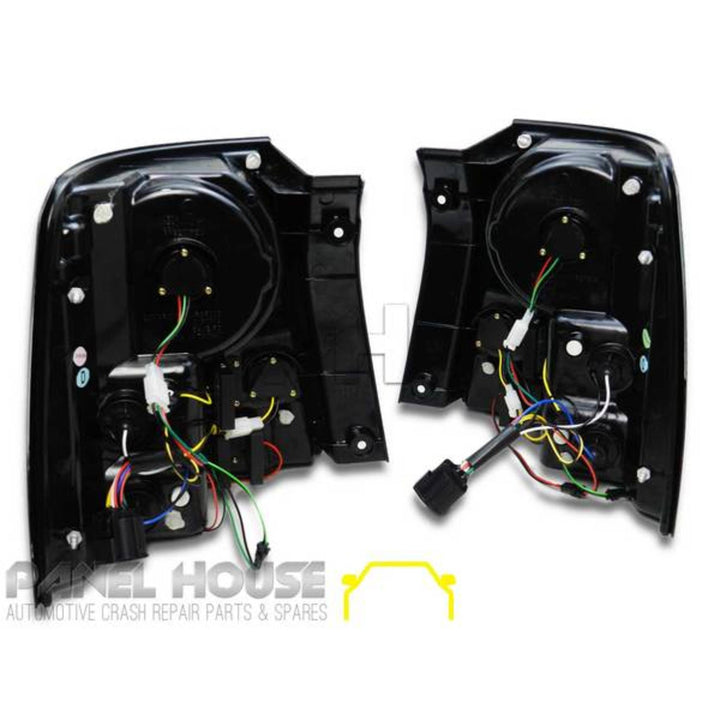 UPGRADE LED Black Tail Lights PAIR Fits Range Rover Sport L320 2005 - 2009