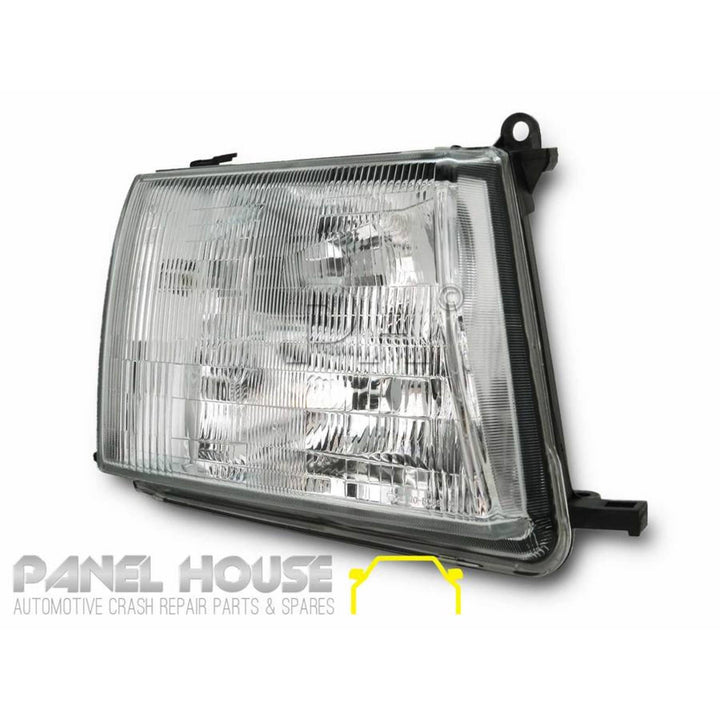 Headlight PAIR Glass ADR Fits Toyota Landcruiser 100 Series 1998 - 2005