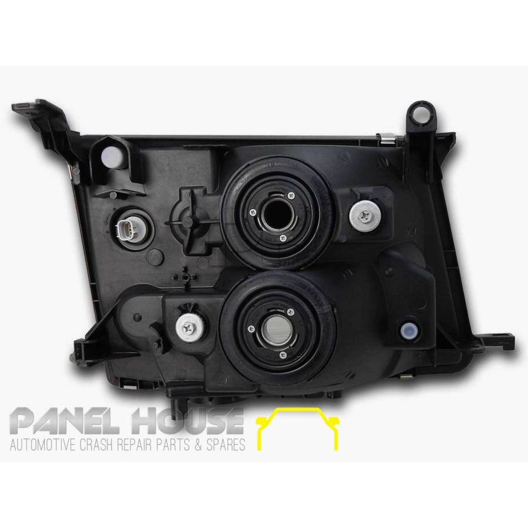 Headlight PAIR Glass ADR Fits Toyota Landcruiser 100 Series 1998 - 2005