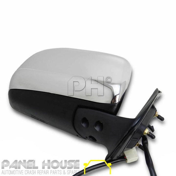 Door Mirror RIGHT Chrome Electric Fits Toyota Hilux 2005 - 06/2010