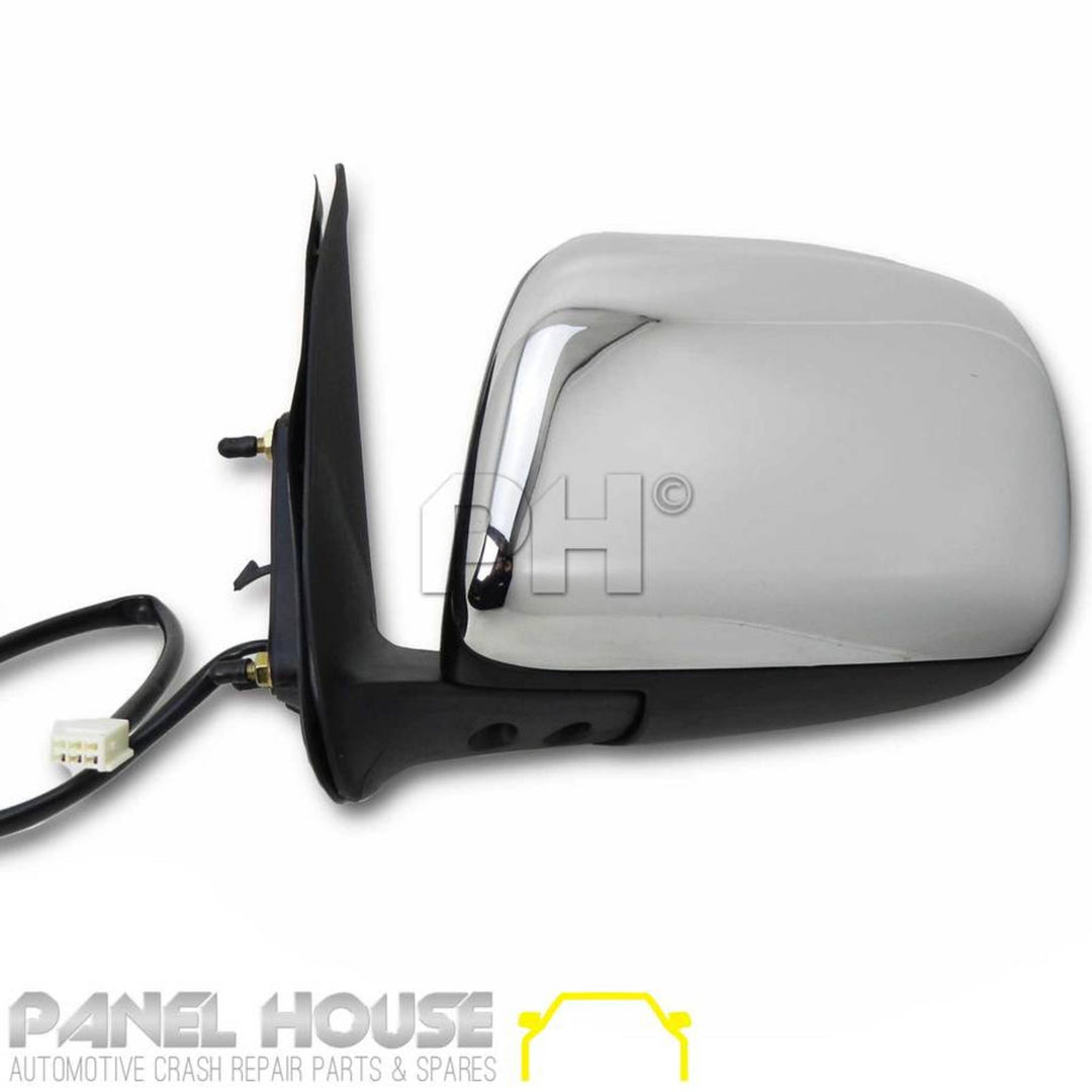 Door Mirror PAIR Chrome Electric Fits Toyota Hilux 2005 - 06/2010