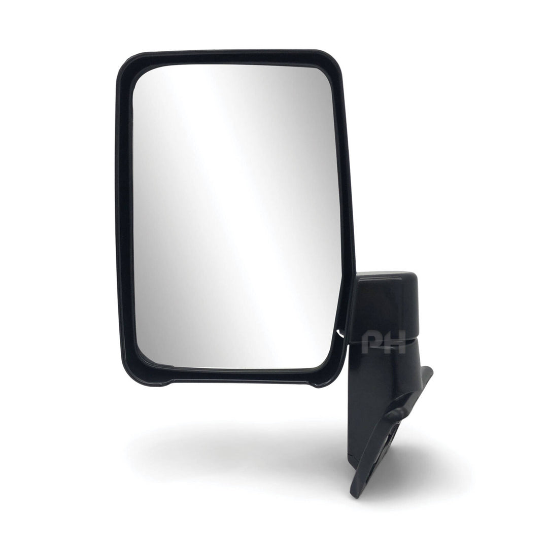 Door Mirror Black Metal Base LEFT Fits Landcruiser 60 Series 1980 - 1990