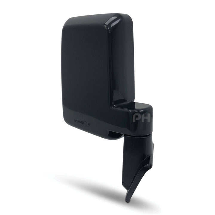 Door Mirror Black Metal Base RIGHT Fits Landcruiser 60 Series 1980 - 1990