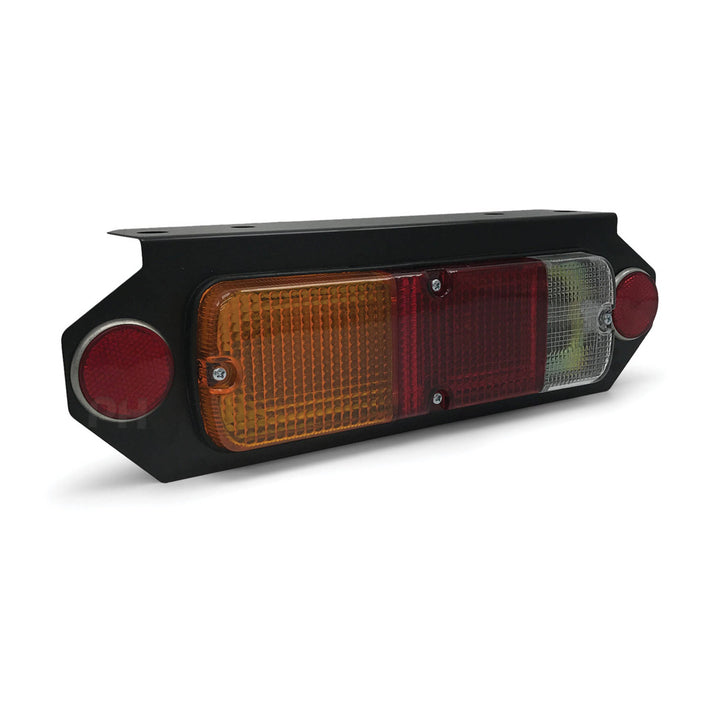 Tail Light With Bracket Tray Back Ute Universal Red Amber & Clear QTY 1
