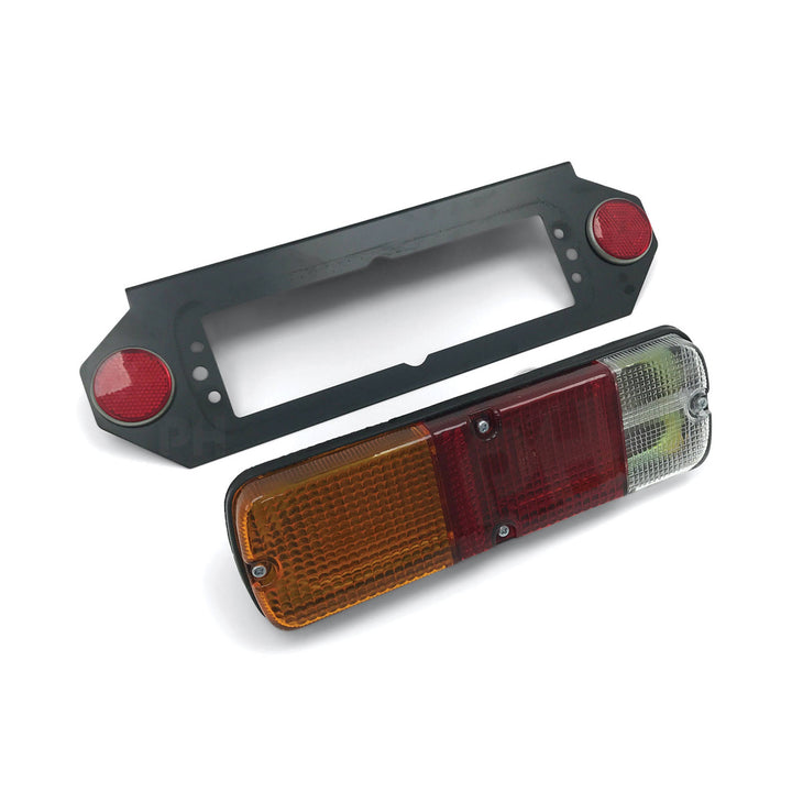 Tail Light With Bracket Tray Back Ute Universal Red Amber & Clear QTY 1