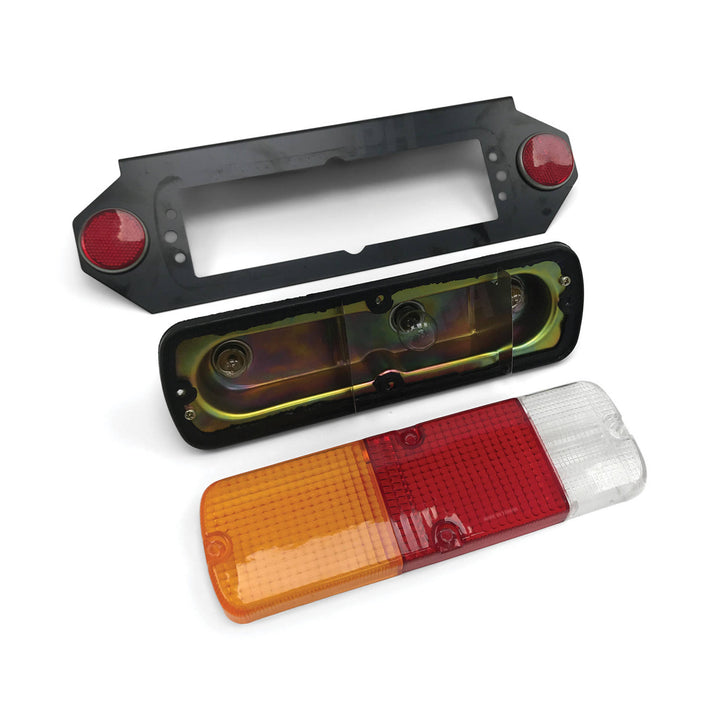 Tail Light With Bracket Tray Back Ute Universal Red Amber & Clear QTY 1