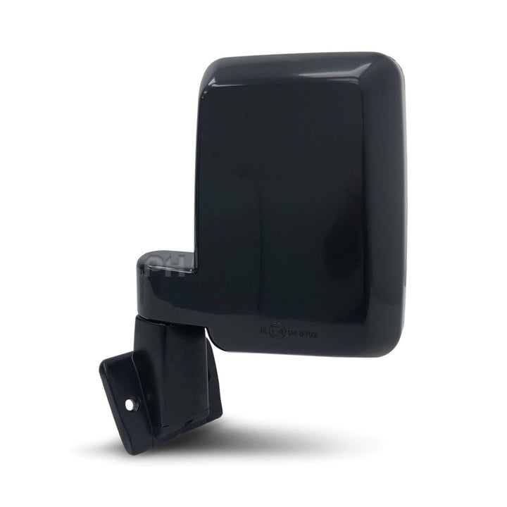 Door Mirrors Black Plastic Base PAIR Fits Landcruiser 60 Series 1980 - 1990