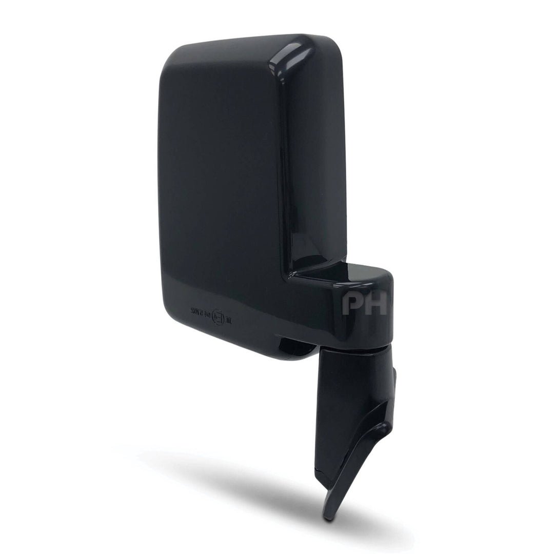 Door Mirrors Black Plastic Base PAIR Fits Landcruiser 60 Series 1980 - 1990