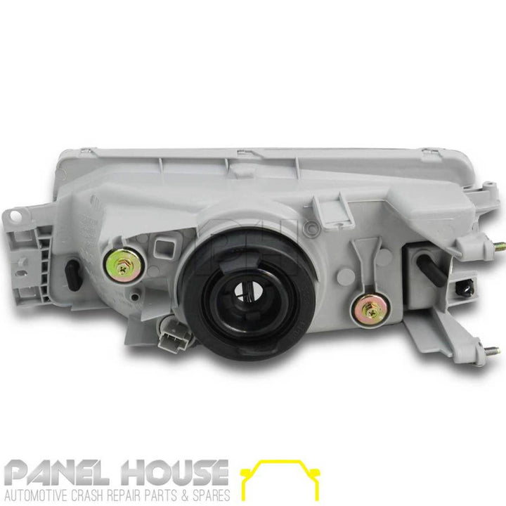Headlights PAIR Fits Mitsubishi Lancer CE Sedan 1998 - 2003