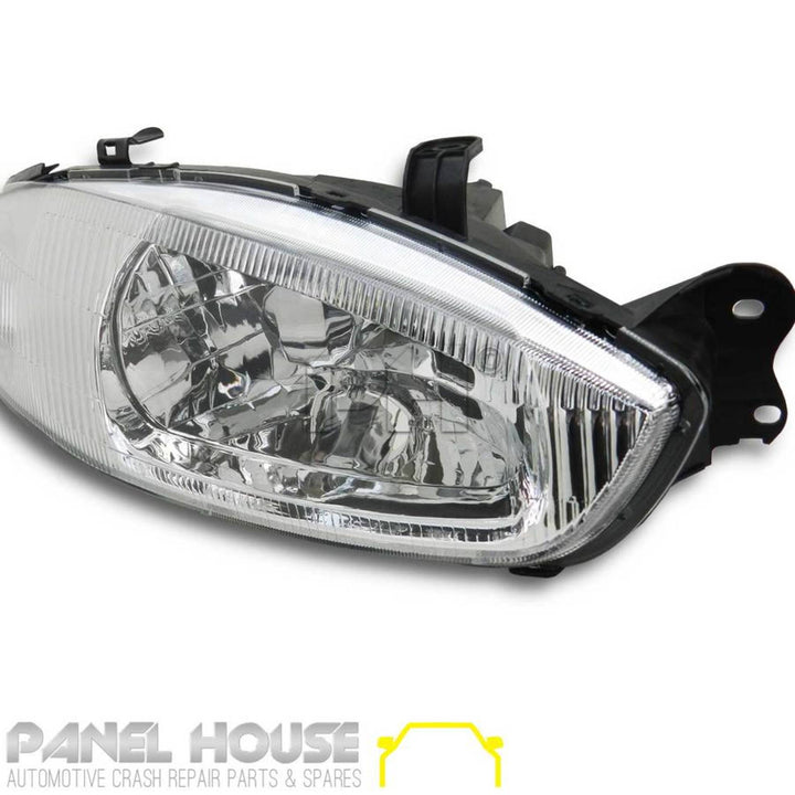 Headlights PAIR Fits Mitsubishi CE Lancer Coupe 1998 - 2003