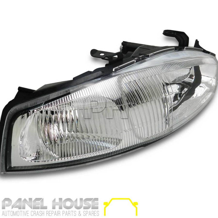 Headlights PAIR Fits Mitsubishi CE Lancer Coupe 1998 - 2003