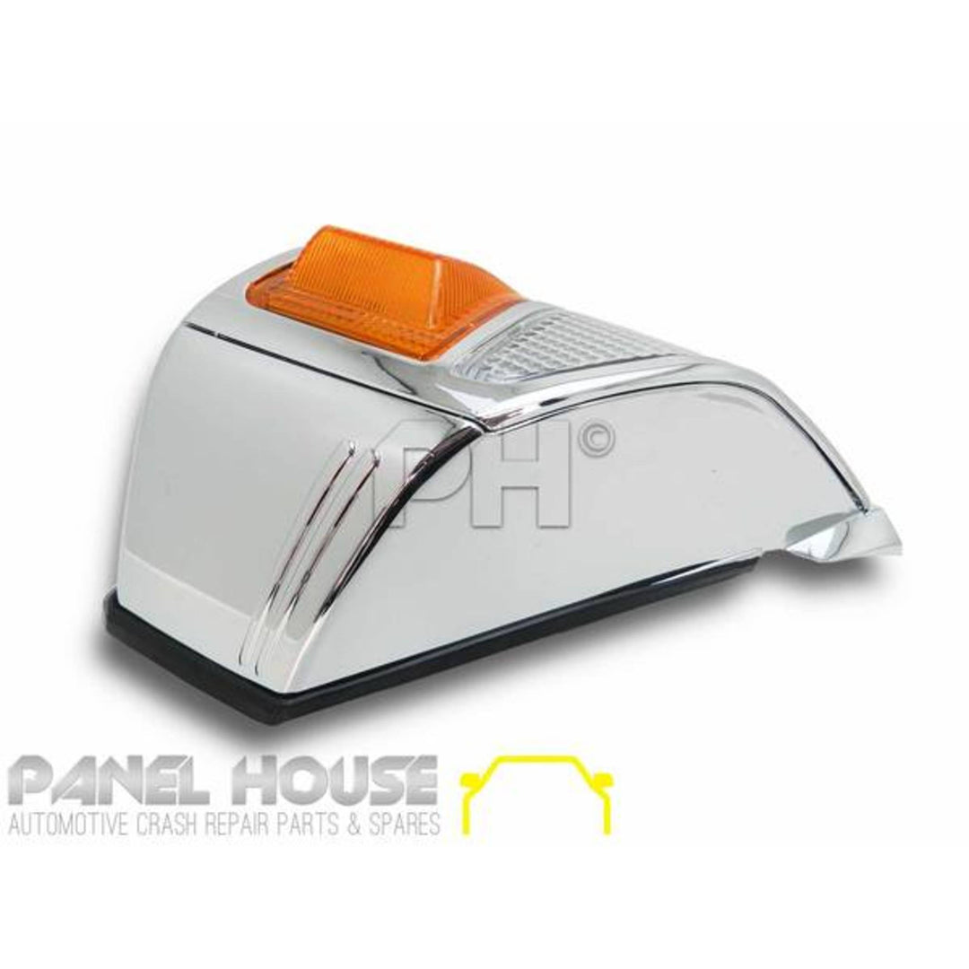 Grill + Corner Lights SET Chrome Fits Toyota Landcruiser 78 79 Series 1999 - 2007