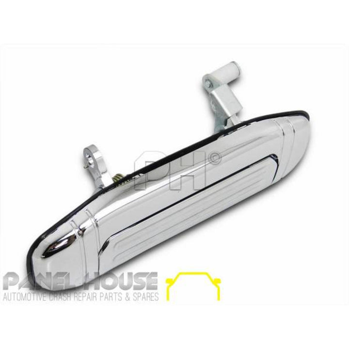 Door Handle Chrome LEFT Rear Fits Mitsubishi Pajero NH NJ NK 1991 - 1997