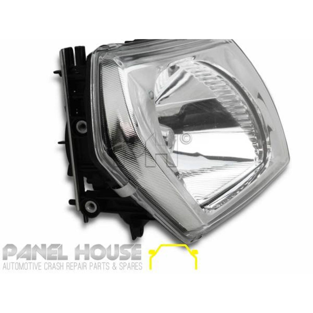 Headlights & Corner Lights PAIR fits Nissan Patrol GU Series 1 97-01 CLEAR ADR