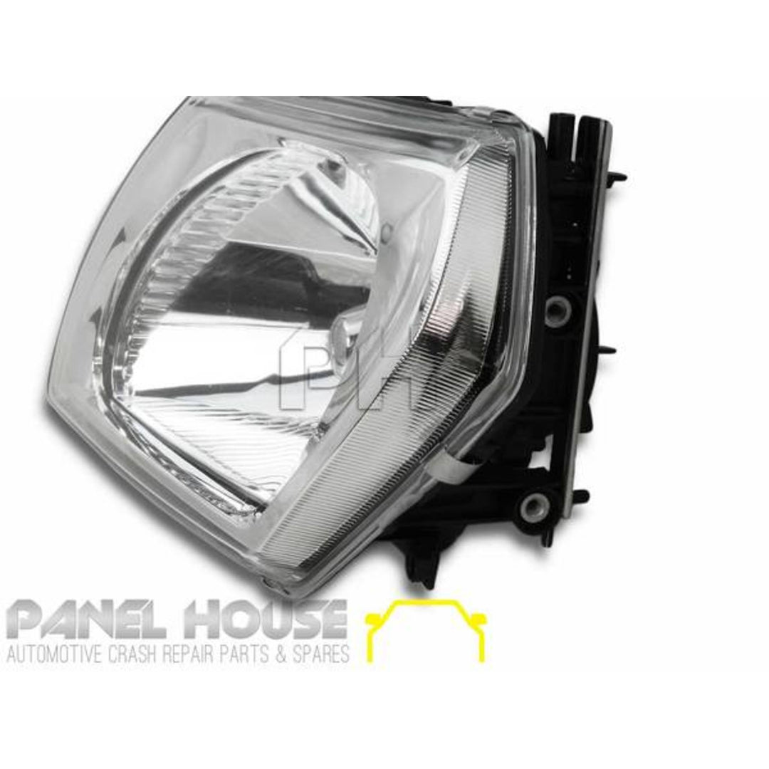 Headlight LEFT fits Nissan Patrol GU Series 2 Wagon & Ute '98-'07